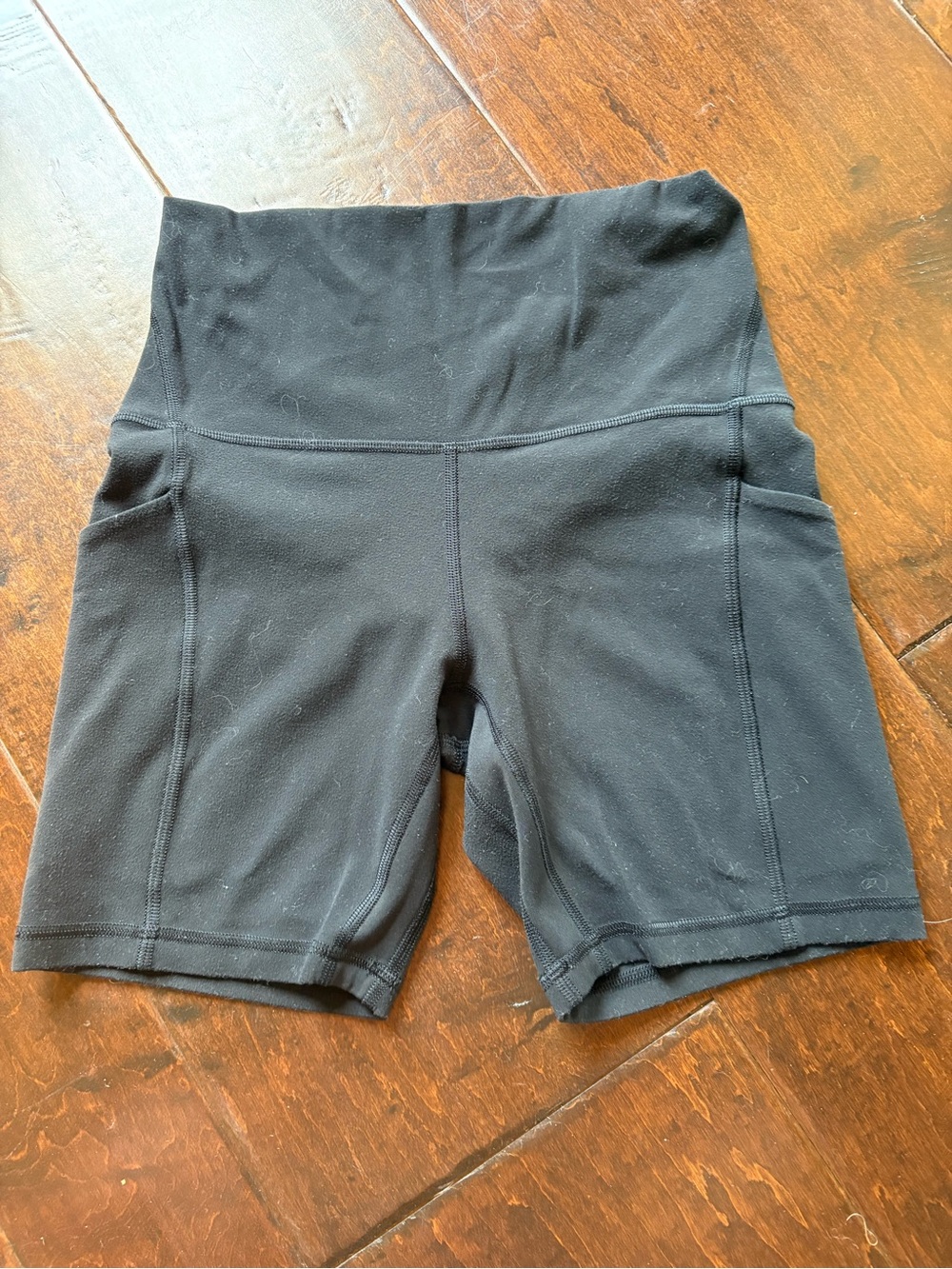 lululemon athletica Black High-Waist Bike Shorts